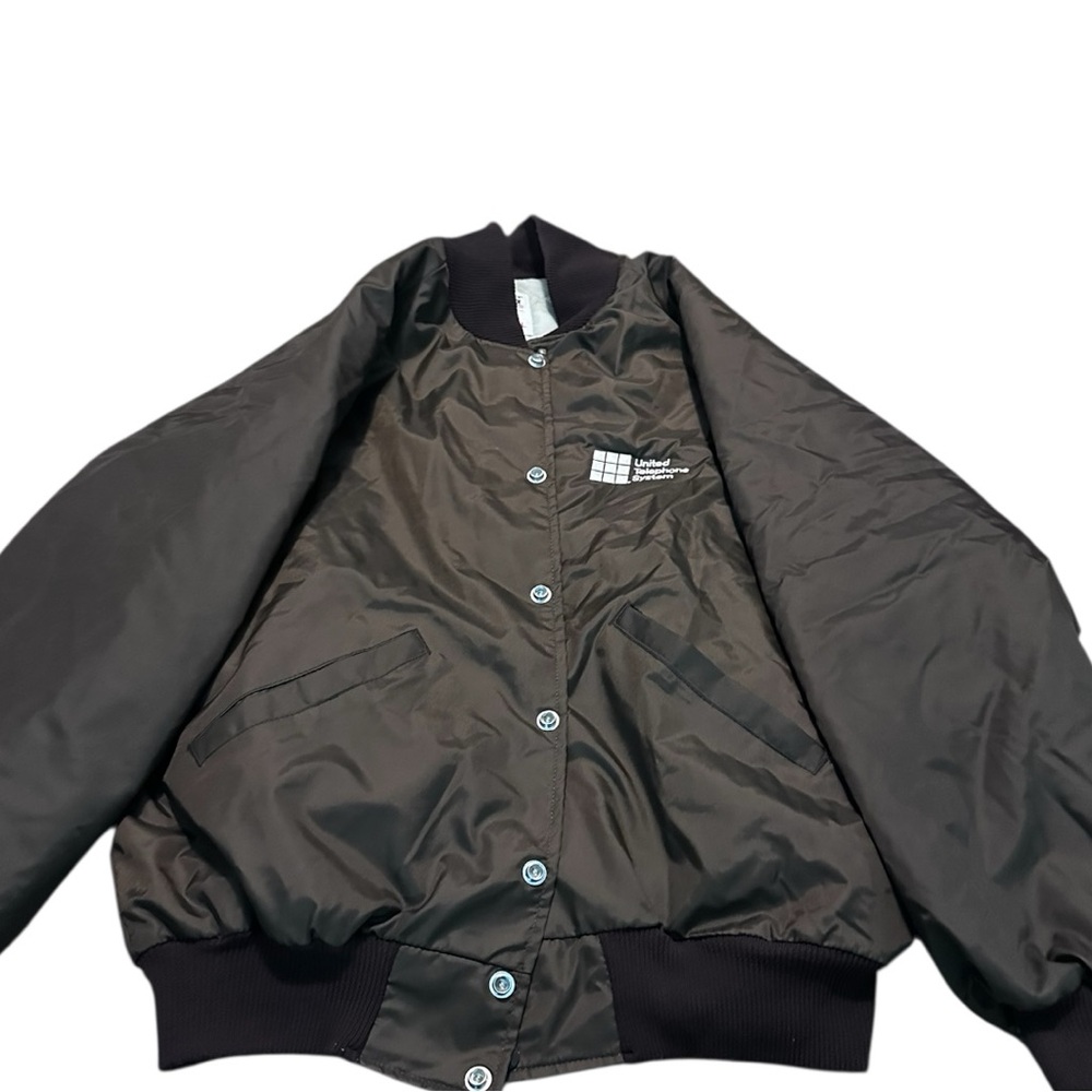 Black Bomber Jacket with Logo